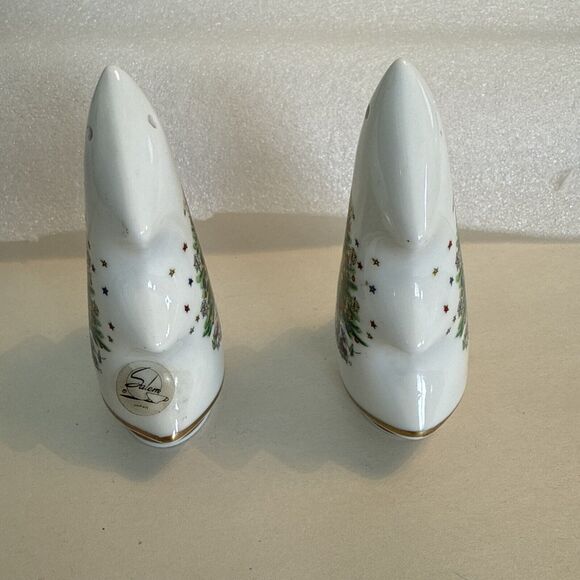 Salem China Christmas Tree Salt Pepper Christmas - Picture 2 of 8